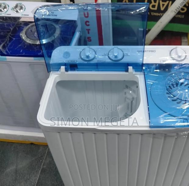 Smartpro 8kg Twin Tub Washing Machine – Compact but Powerful. - main view