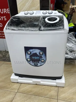 Von 13kgs Twin Tub Washing Machine -white