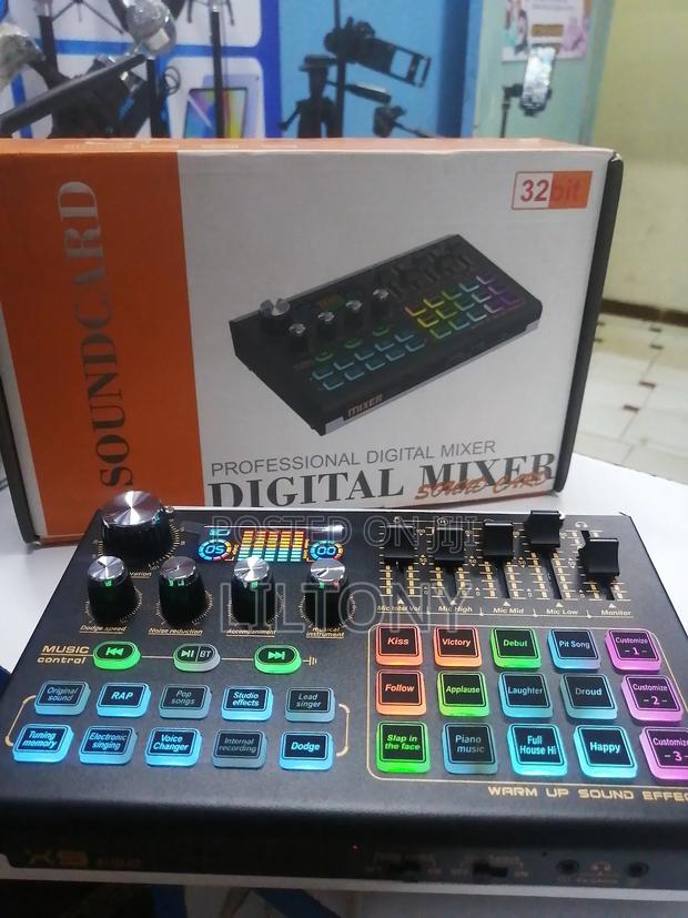 Digital Sound Card /Video Mixer - main view