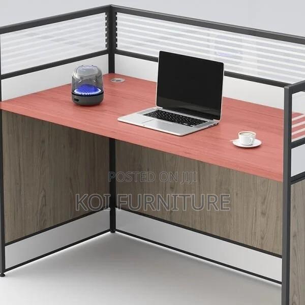 Office Workstations; One User MDF Executive Office Workstation Desk - thumbnail 3