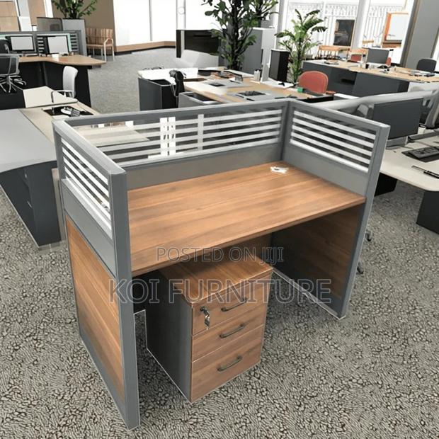 Office Workstations; One User MDF Executive Office Workstation Desk - thumbnail 5