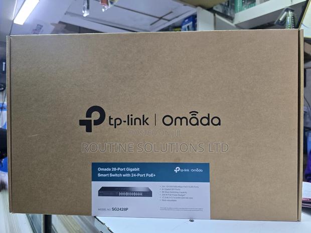 Tp-Link / Omada 28-Port Gigabit Switch 24 Port Poe+ 4sfp + Sg2428p