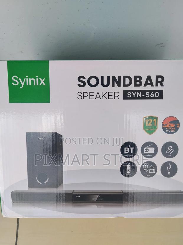 Syinix S 60 Soundbar With Subwoofer – Deep Bass Wireless Streaming - thumbnail 3