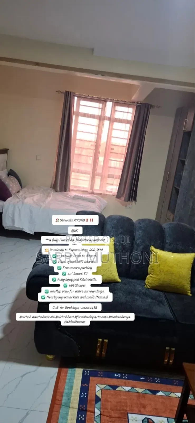 Furnished 1bdrm Bedsitter in Astrol, Utawala for rent