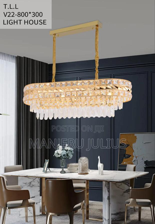 Oval Crystal Chandelier