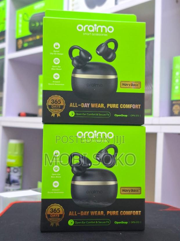 Oraimo Opensnap Clip-on True Wireless Earphones - main view
