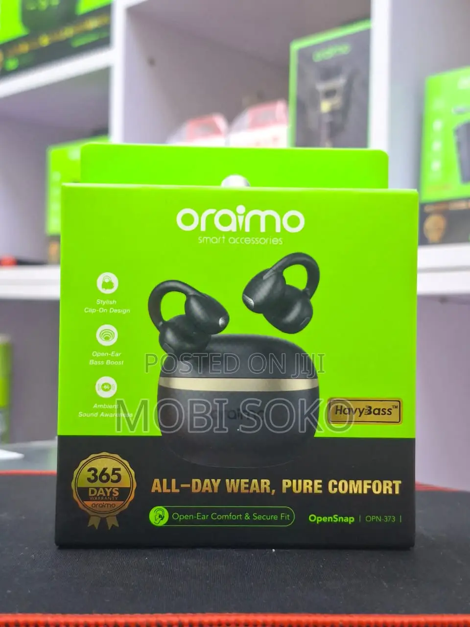 Oraimo Opensnap Clip-on True Wireless Earphones