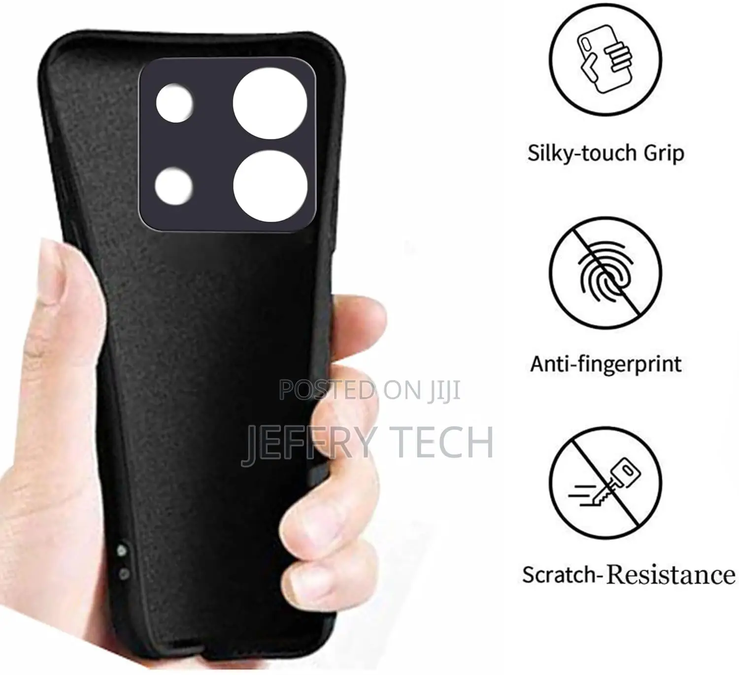 Husx Soft Silicone Slim Back Case Cover for Moto Edge 5g