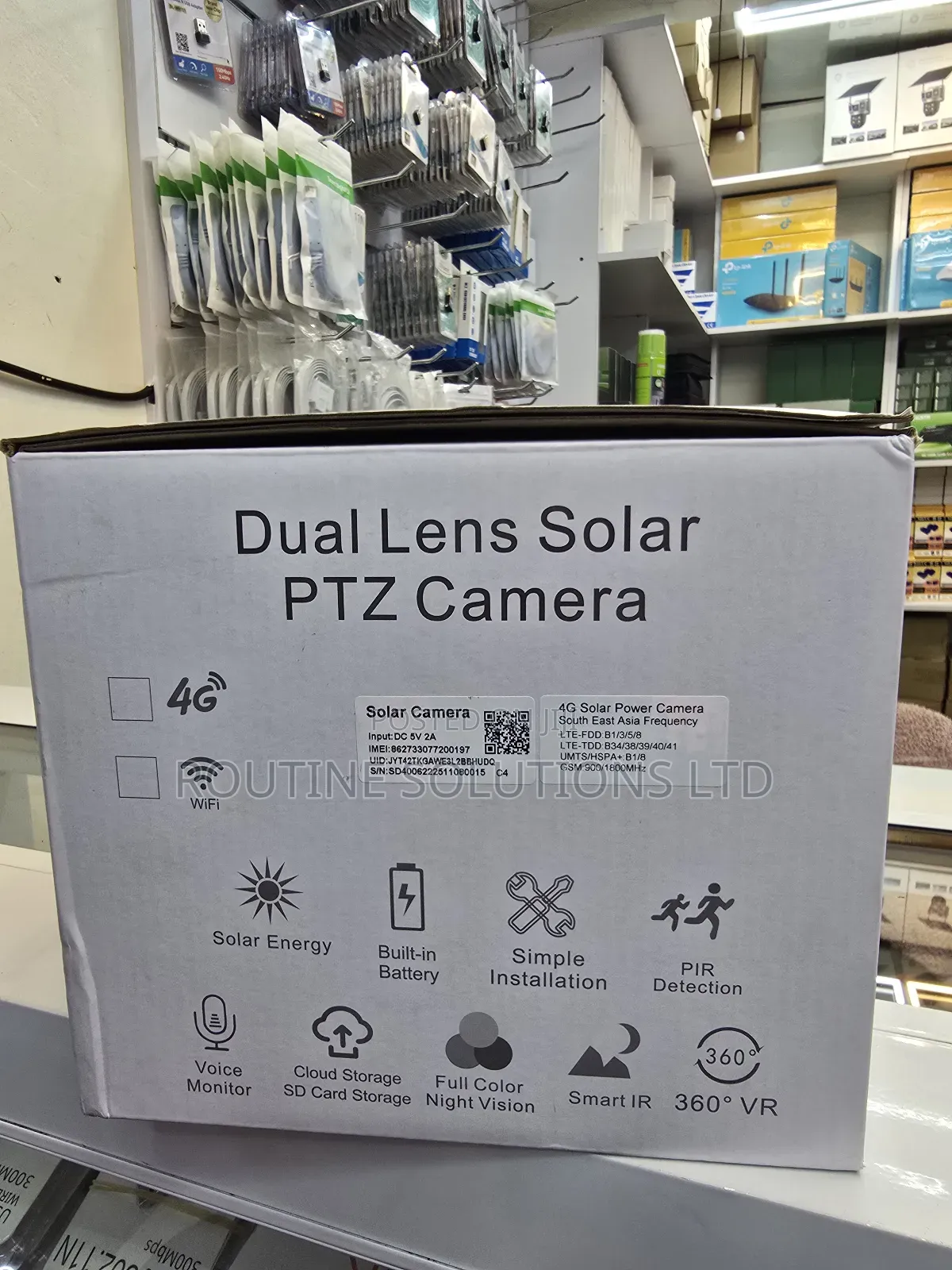 Hd 4g Dual Lens Solar PTZ Camera