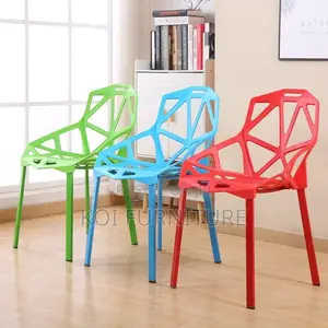 Dining Chairs; New Modern Designed Plastic Dining Webbed Chairs