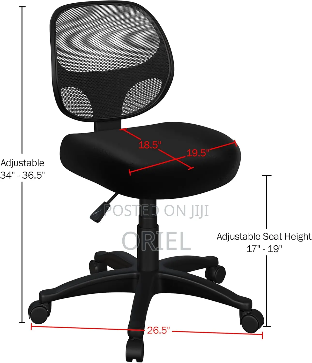 Office Chair : Height Adjustable Office Cashier Chair