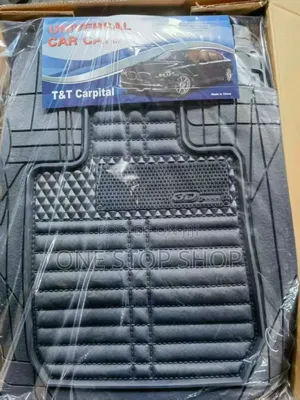 Black 3d Heavy Duty Wider Floor Carpet Mats for 4*4 Cars