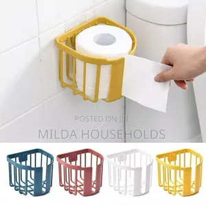 Punch-Free Toilet Paper Holder.