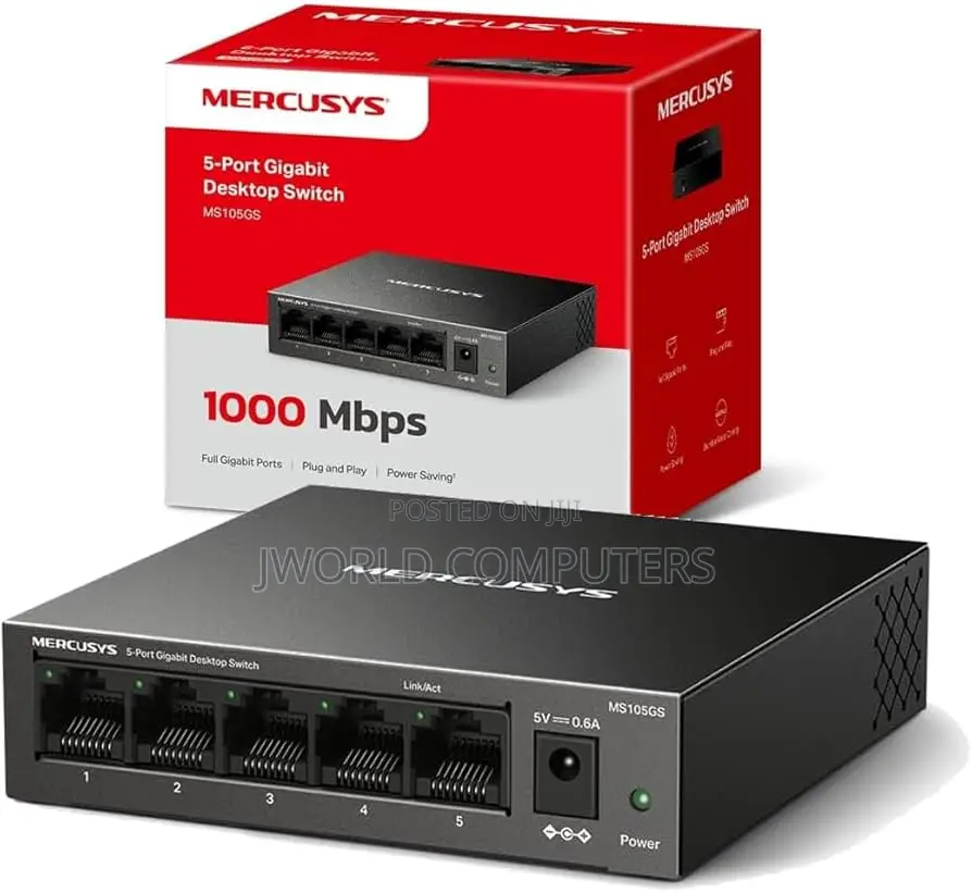 Mercusys Ms105g 5-Port Gigabit Switch