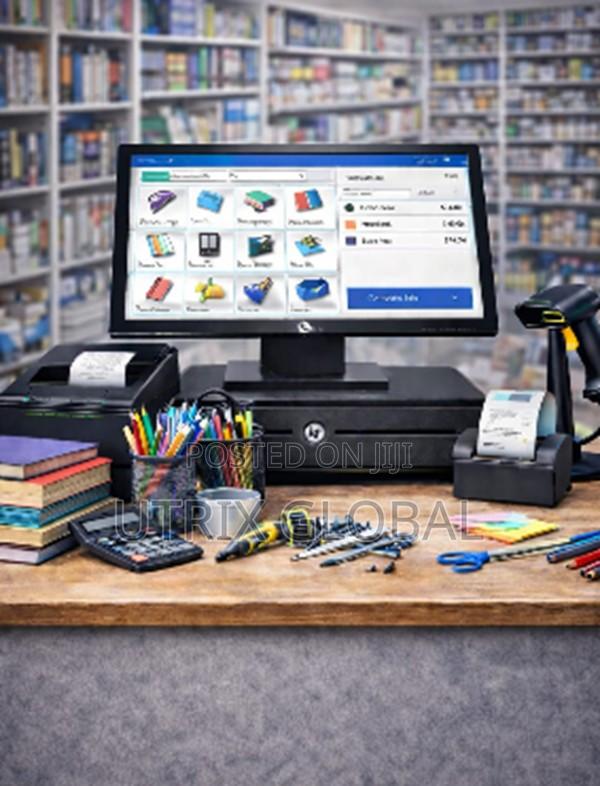 Bookshop Pos With Barcode And Stock Control Complete Set - main view