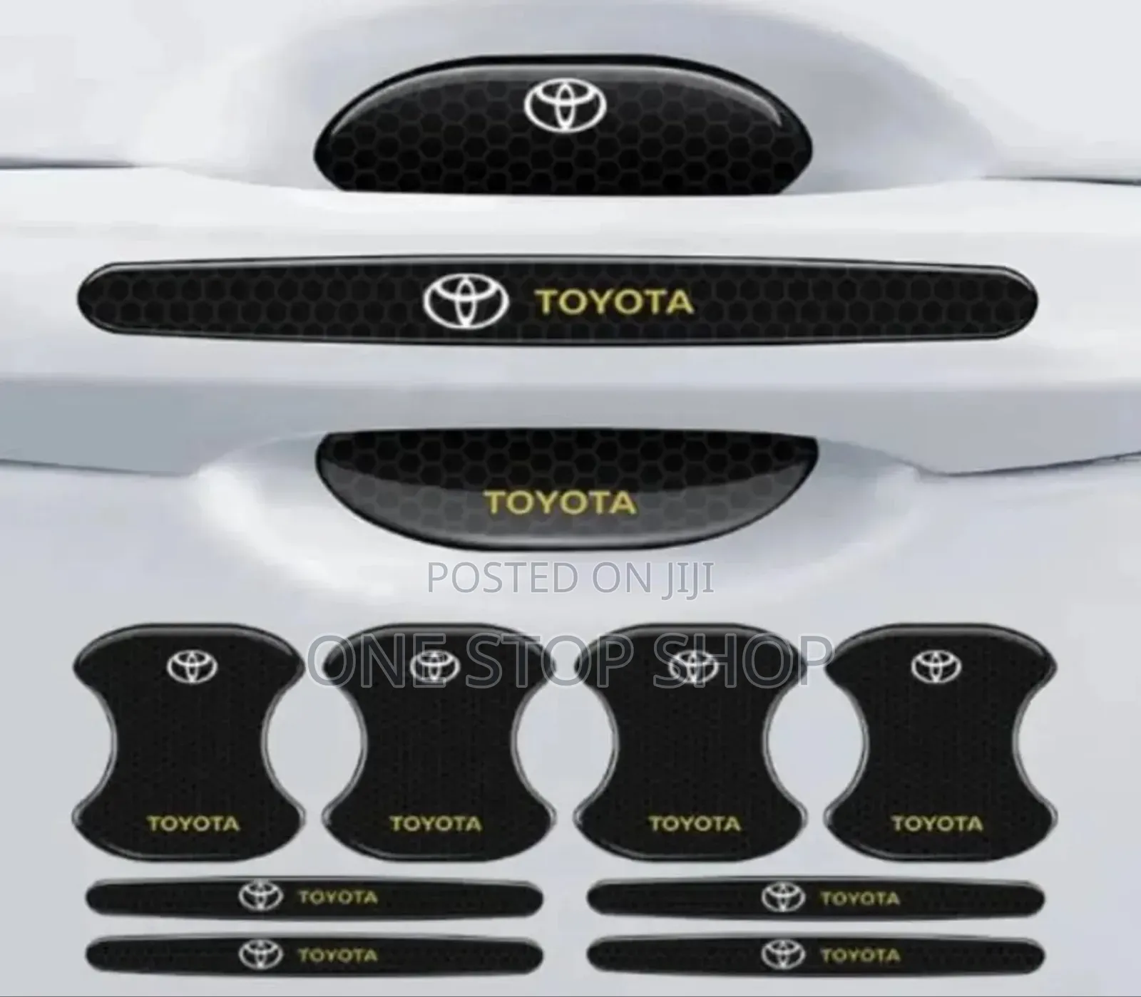 Toyota Black Door Handles Scratch Guards