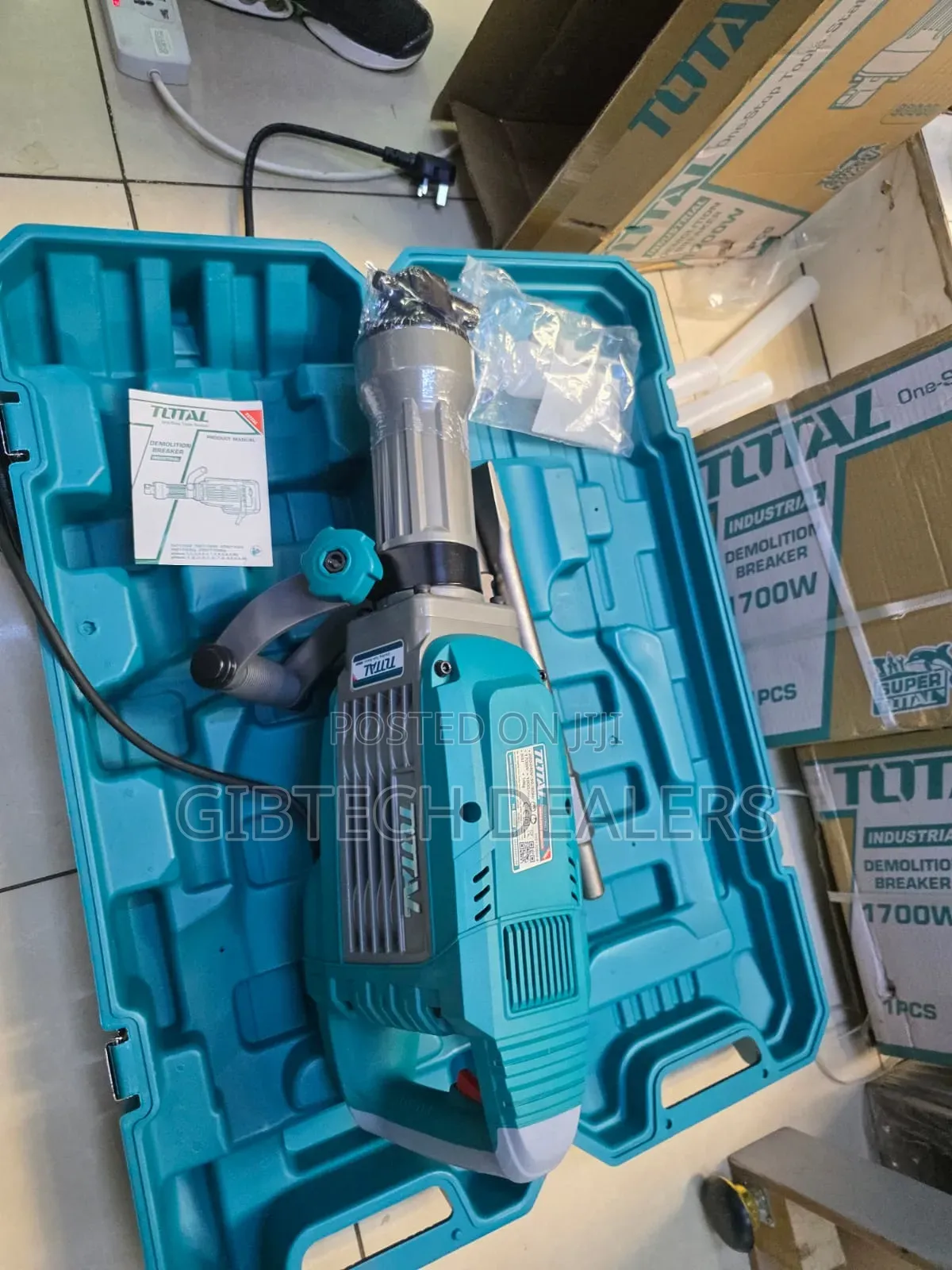 Total Demolition Hammer, 1700w