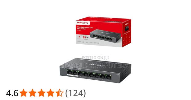 Mercusys Ms108gp | 8-Port Gigabit Desktop Switch With 7-Port Poe+ - main view