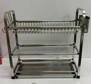 Heavy Duty Kitchen 3 Tier Dish Rack Available.