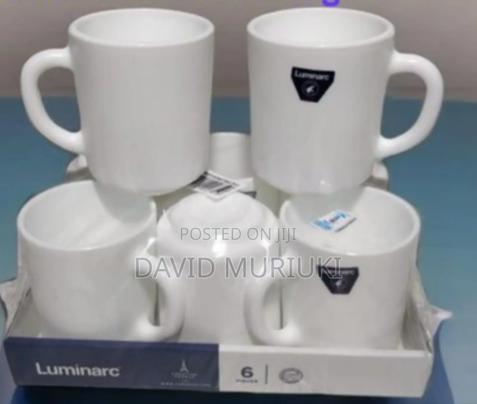 Set of 6 Luminarc 25cl Cups