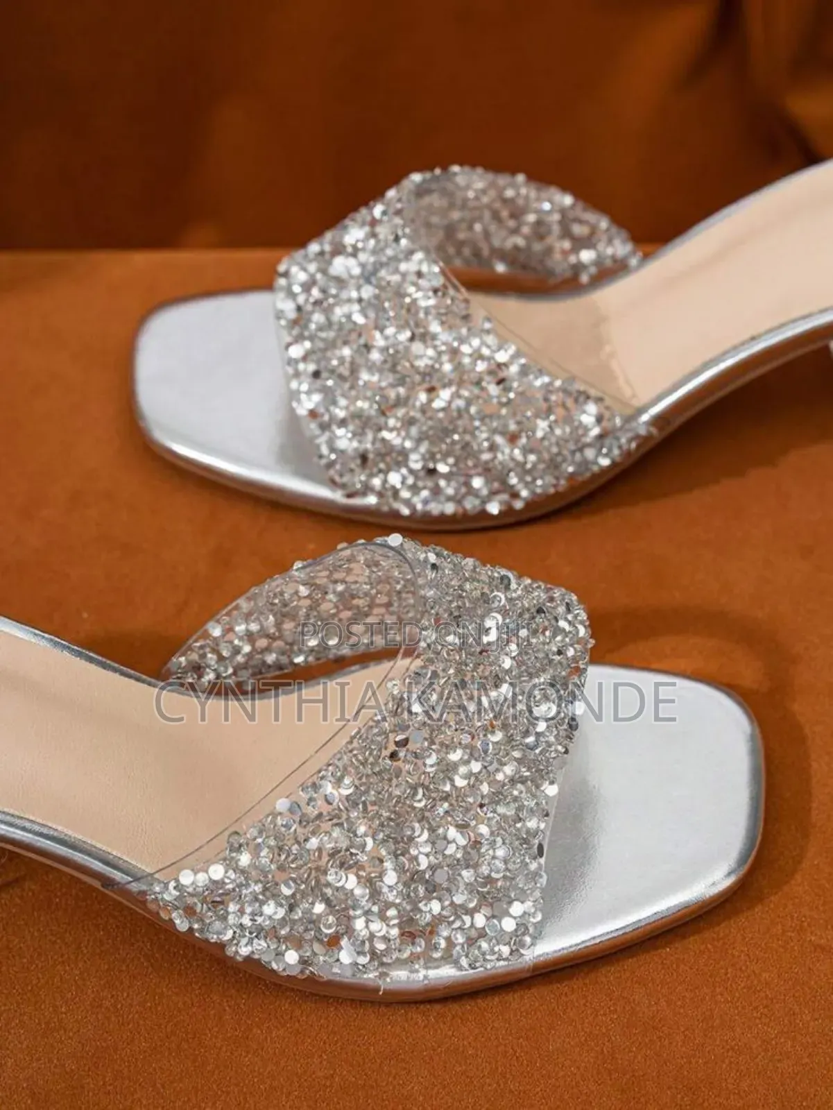 Transparent Pyramid Clear Heels