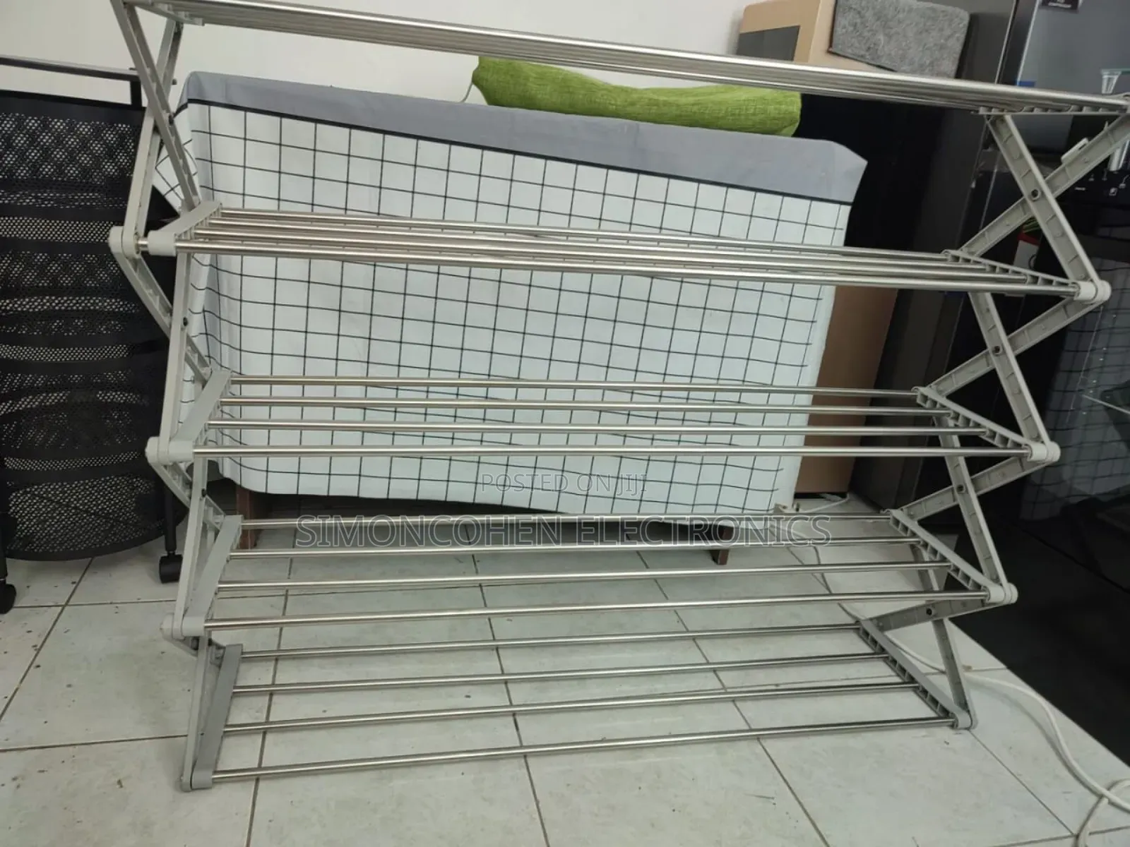 5 Tier Metallic Shoe Rack