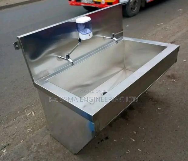 Stainless Steel Surgical Scrub Sink - main view