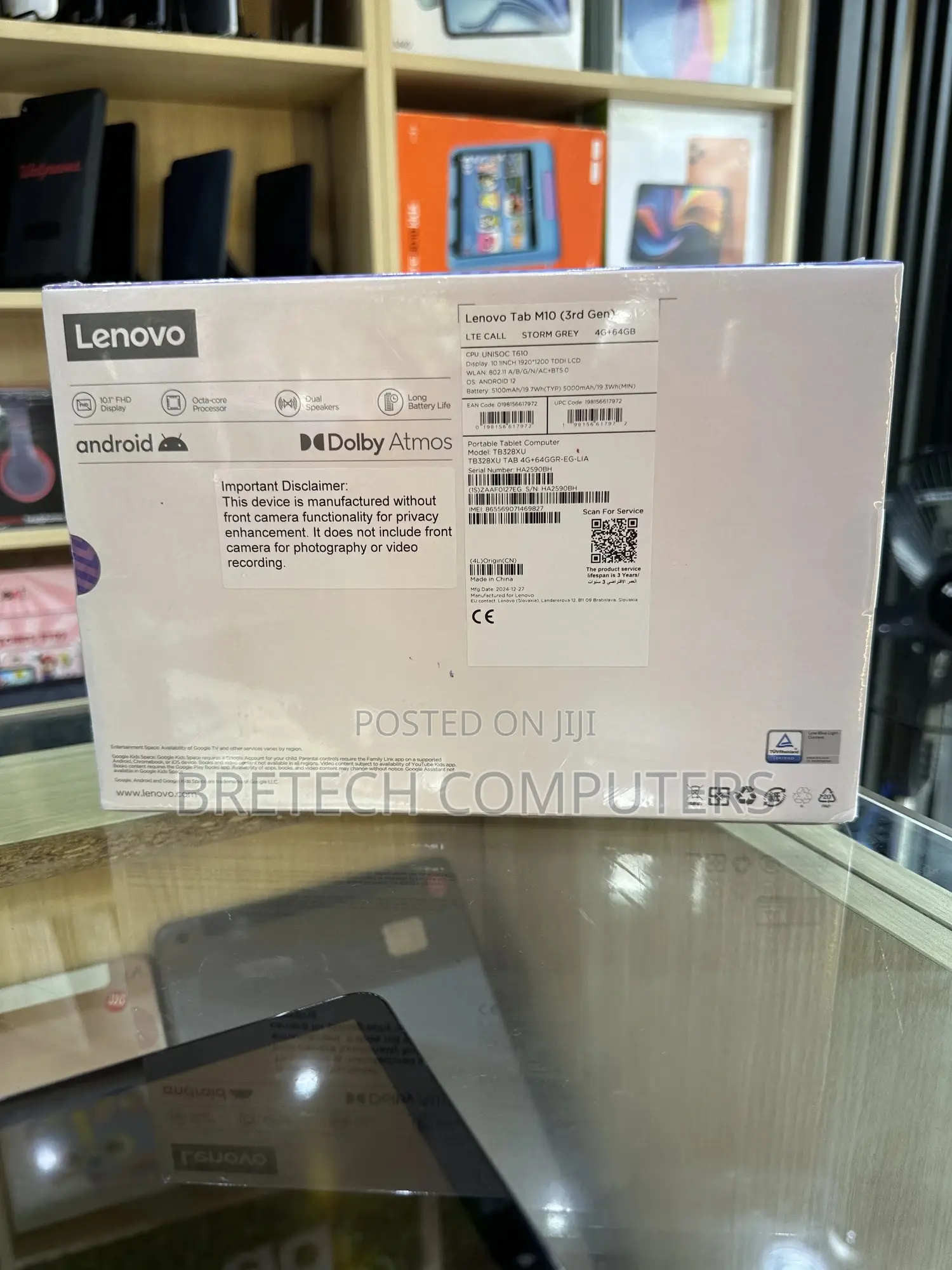 New Lenovo Tab M10 64 GB Gray