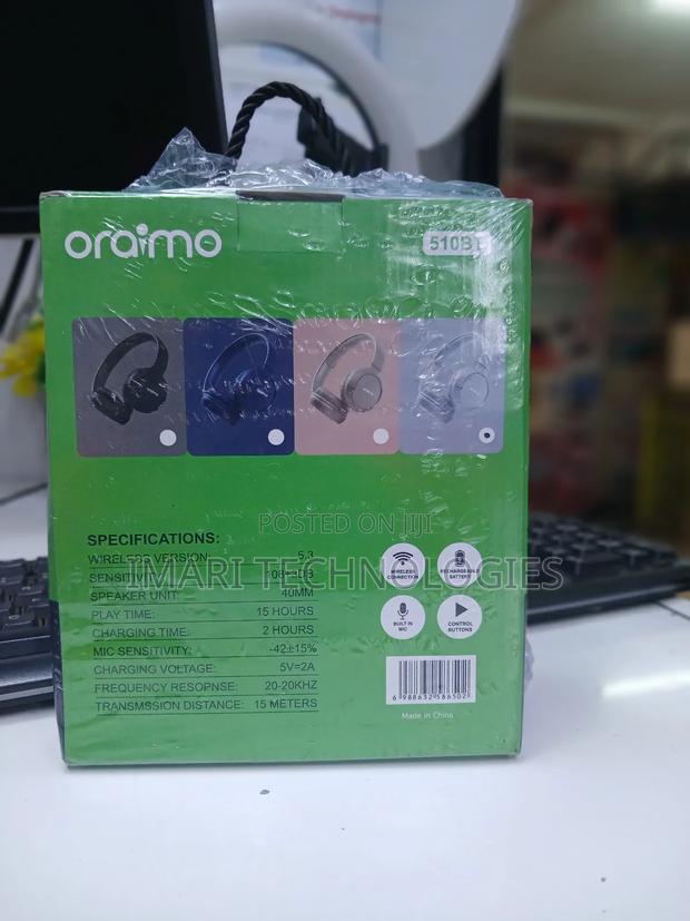 Oraimo Stereo Wireless Headphones - thumbnail 3