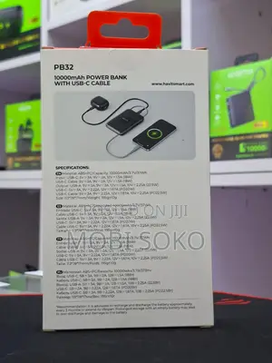 Havit Pb32 10000mah Fast Charging Power Bank
