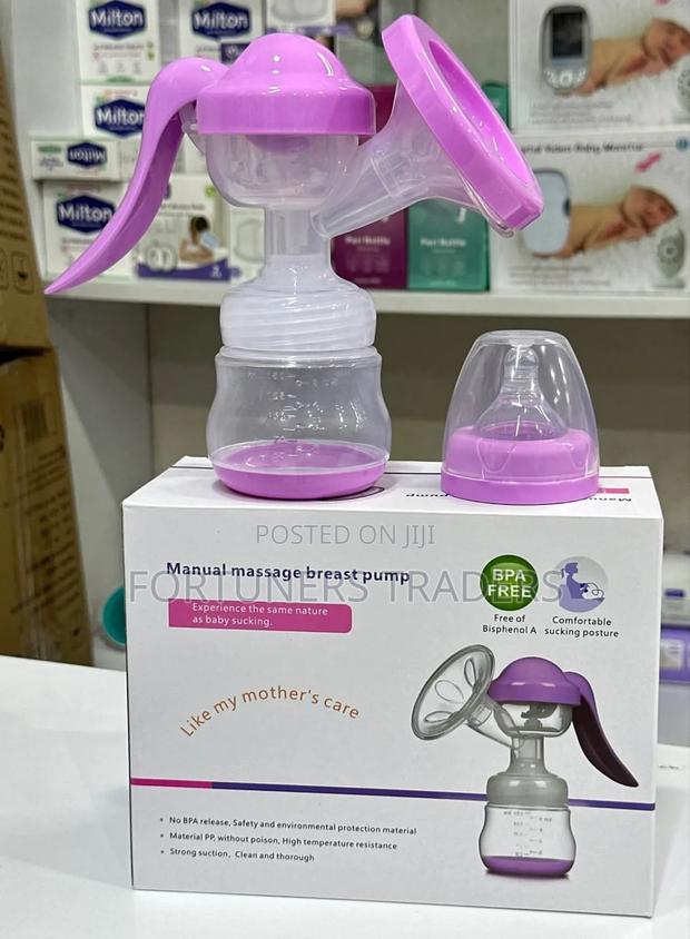 Manual Breast Pump, Adjustable Suction Silicone Hand Pump - main view