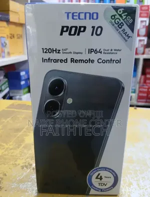 New Tecno Pop 10 64 GB