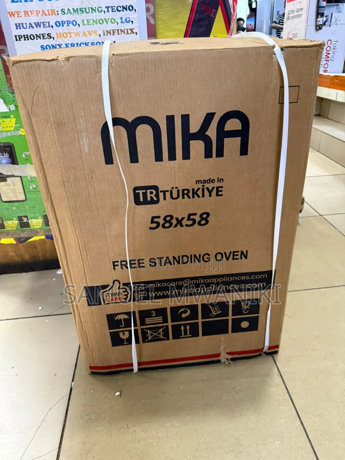 Mika Cooker 3 Gas + 1 Rapid Hot Plate 3 Function Electric Oven