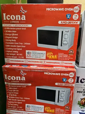 Icona 20l Manual Microwave Oven White/One Year Warranty