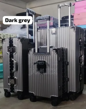 Aluminium Frame Zipless Suitcase Set
