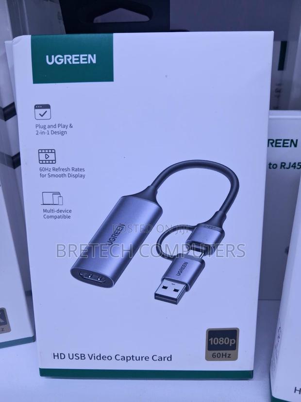 Ugreen Usb Video Capture Card Hdmi to Usb/Type C