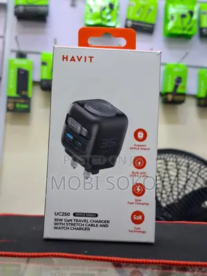 Havit Travel Charger Uc250 Uc251 35w Gan Stretch