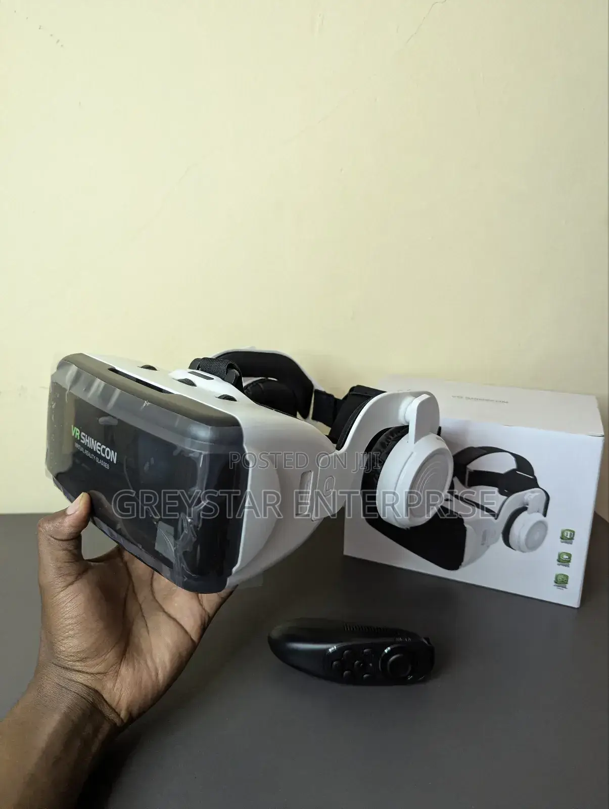 Vr Shinecon 3d Virtual Reality Glasses With Headphones and Controller
