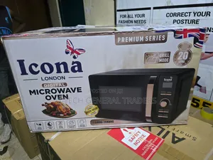 Icona 20l Grill Digital Microwave Oven-black
