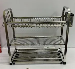 Heavy Duty Aluminum Kitchen 3 Tier Dish Rack