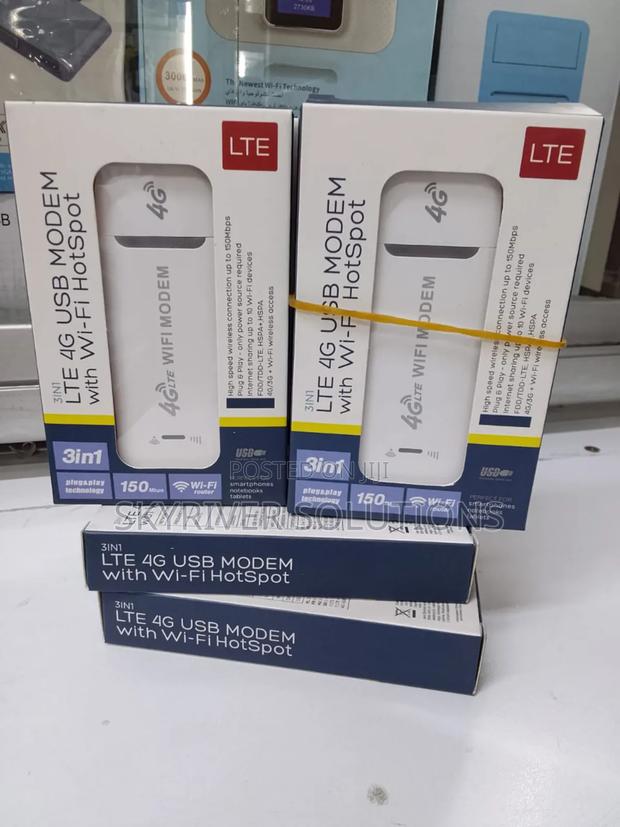 Lte 4g Usb Modem 3in1 With Wifi Hotspot - thumbnail 4