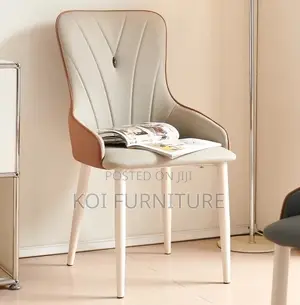 Dining Chairs; Upholstred Leather Dining Chair