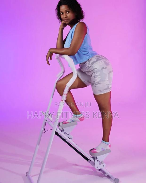 Vertical Stair Stepper Machine Used For Home Cardio Workouts. - thumbnail 2
