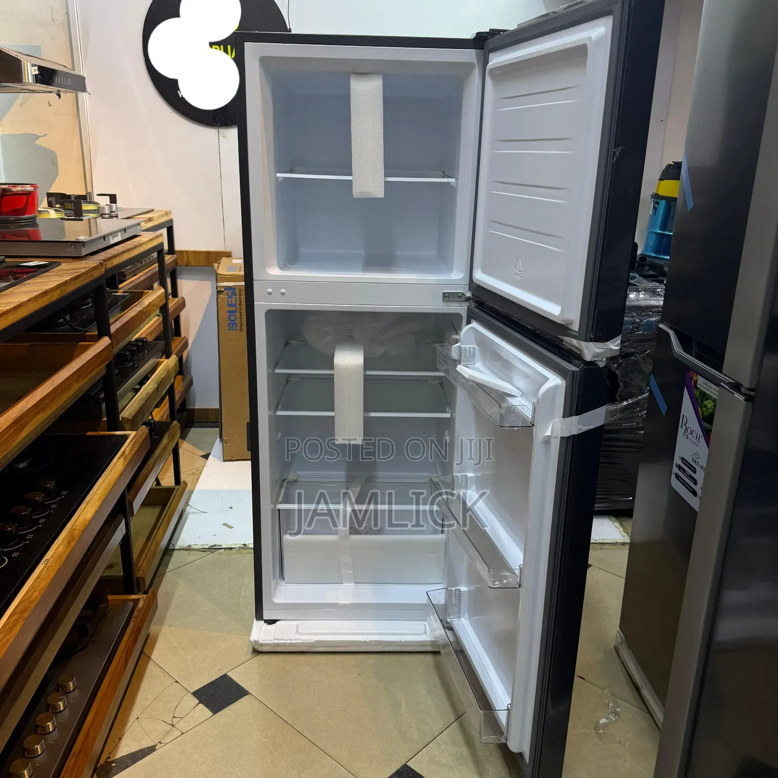 206l TCL Double Door Fridge - Ab