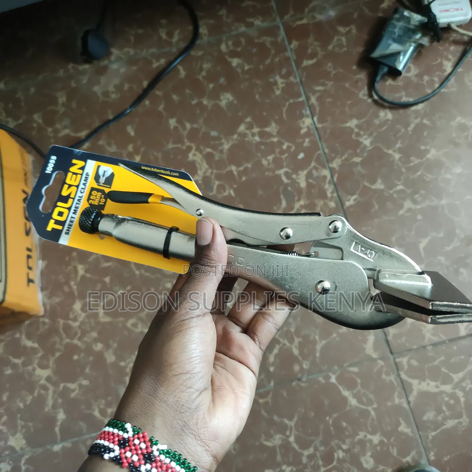 Tolsen Sheet Metal Clamp Vice Grip Sheet Metal Locking Pliers
