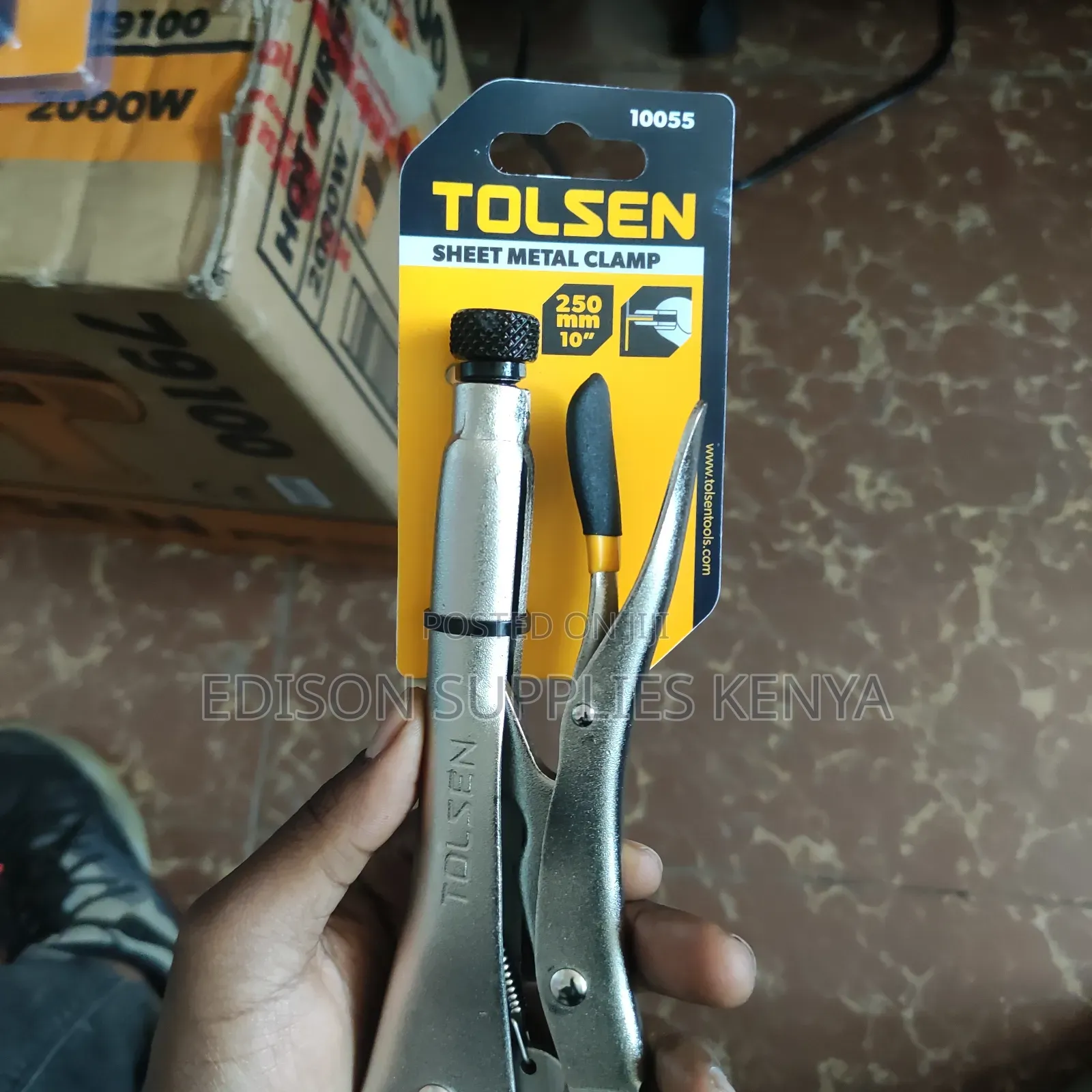 Tolsen Sheet Metal Clamp Vice Grip Sheet Metal Locking Pliers
