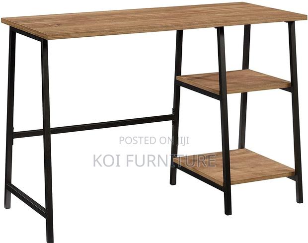 Office Desk; Compact Home Office Desk With Shelf for Cpu - thumbnail 3