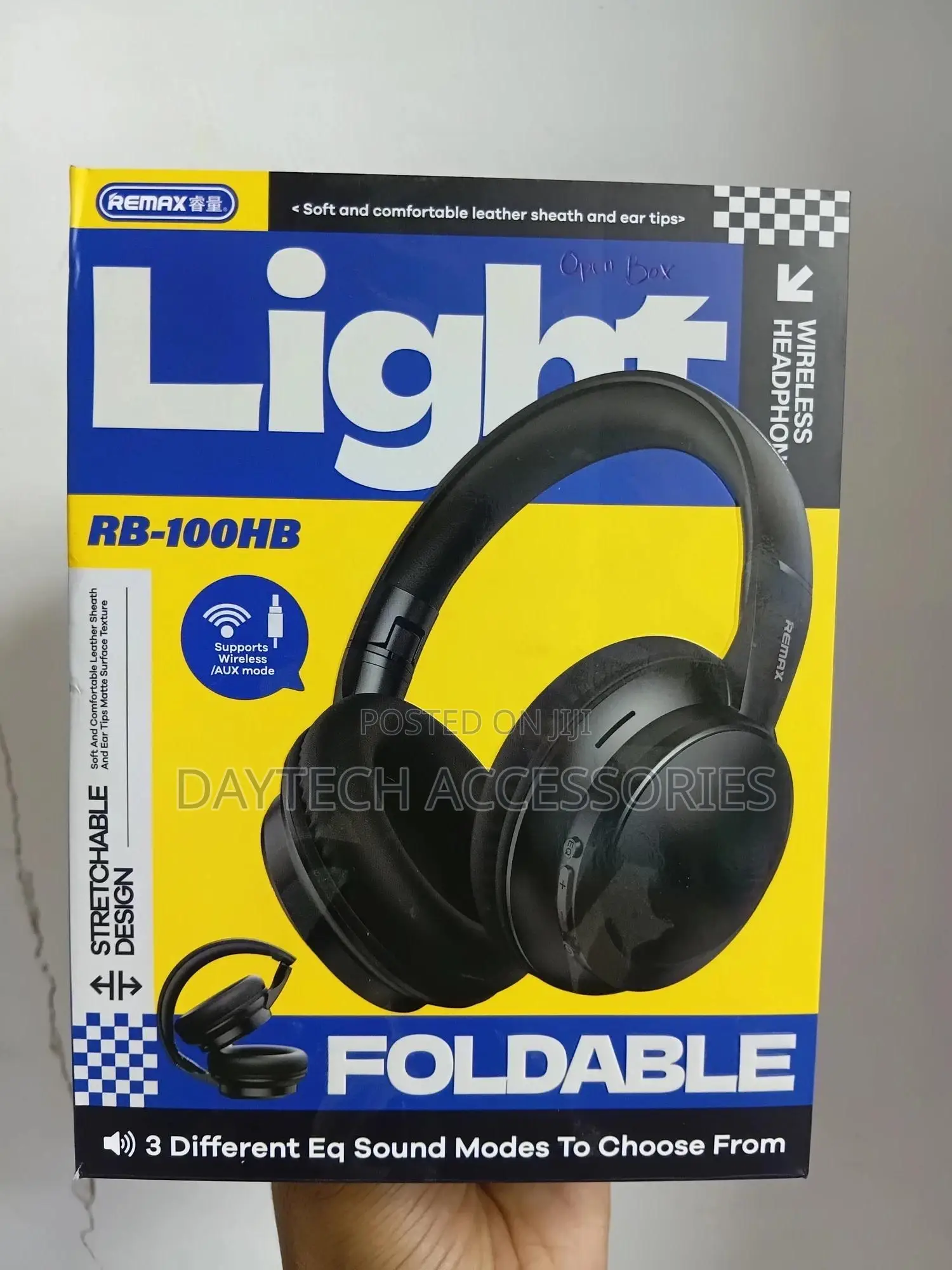 Remax Rb-100hb Wireless Headphones Bluetooth Over-Ear Foldable Headset