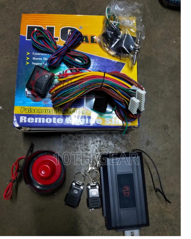 Alarm PLC Engine Start - main view