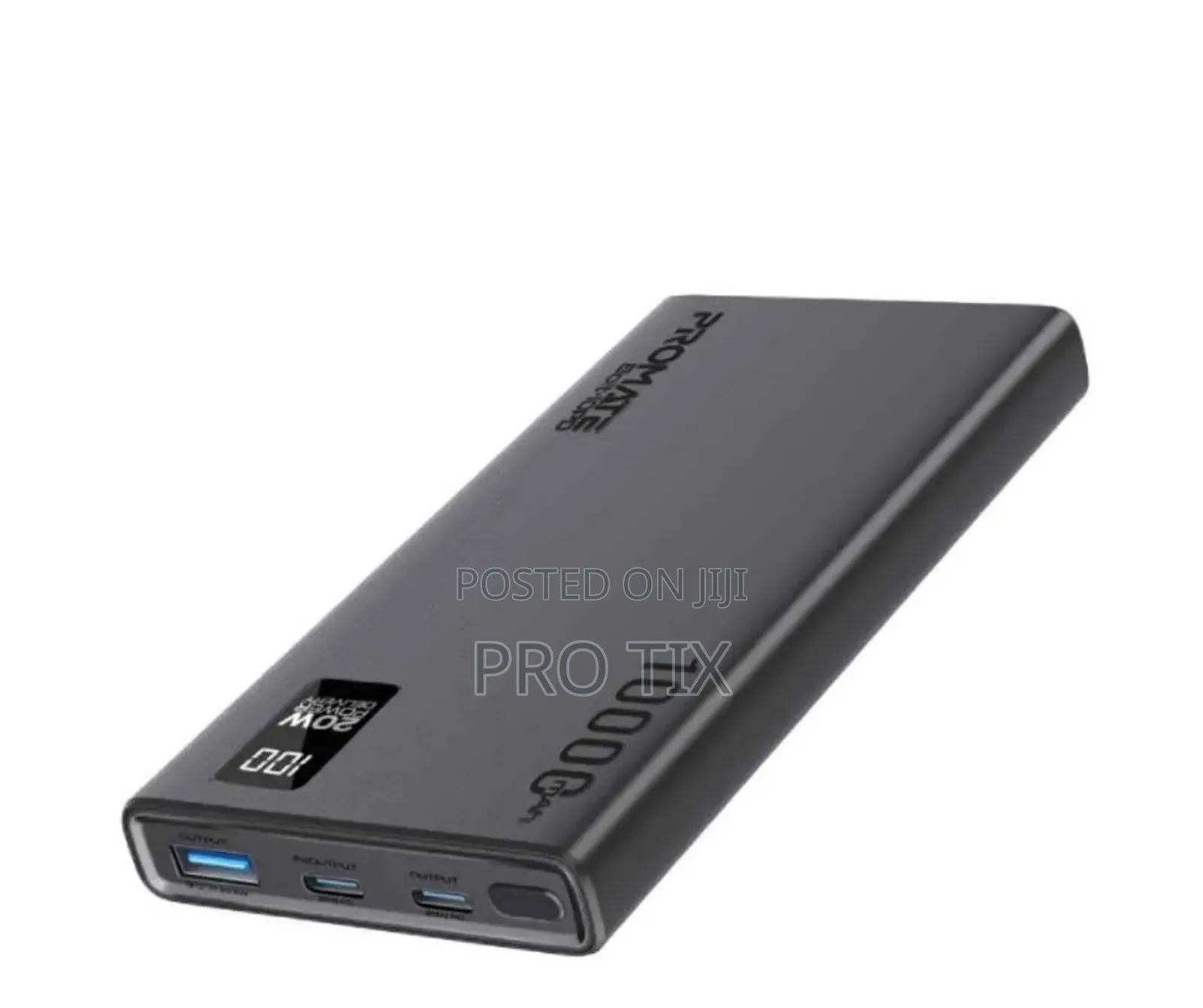 Promate Compact Smart Charging 10,000mah Power Bank (Bolt 10pd)